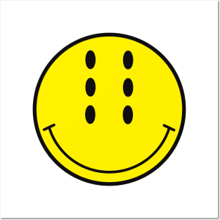 Six-Eyed Smiley Face Posters and Art